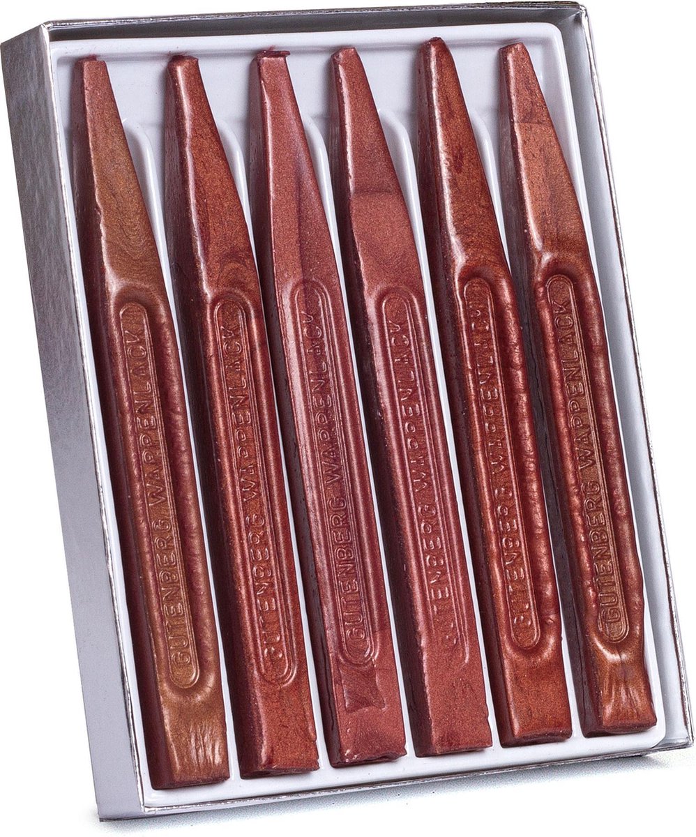 Gutenberg Wappenlack | Rozenkwarts | Doos van zes